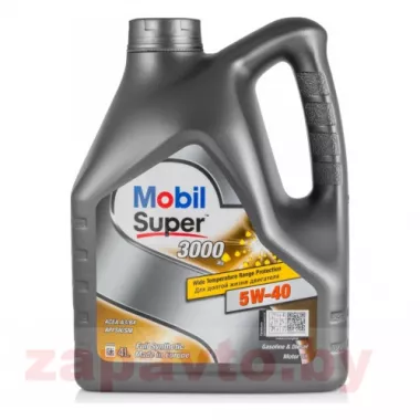 MOBIL Super 3000 X1 5w-40, 4L