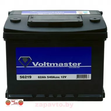 Аккумулятор VOLTMASTER 12V 62AH 540A ETN 0(R+) B13