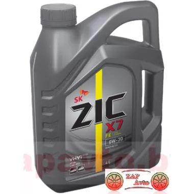 ZIC X7 FE 0W-30, 4L