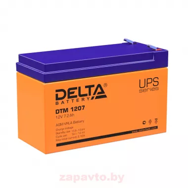 DELTA BATTERY DTM 1207