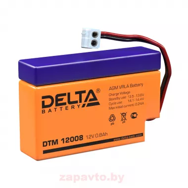 DELTA BATTERY DTM 12008