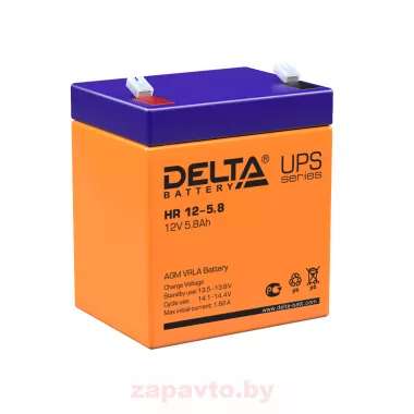 DELTA BATTERY HR 12-5.8