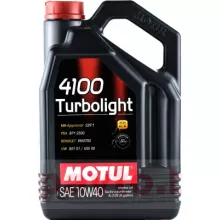 MOTUL 4100 TURBOLIGHT 10W-40 4L / 109462