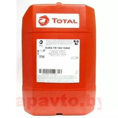 TOTAL RUBIA TIR 7400 15W-40, 20л