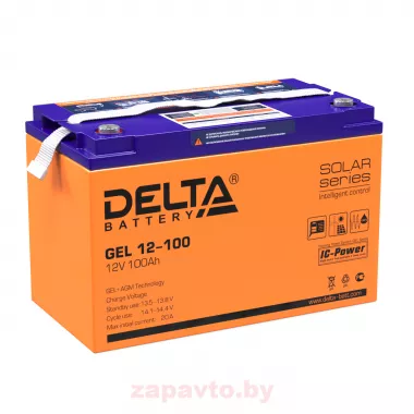 DELTA BATTERY GEL 12-100