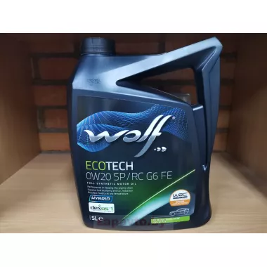 WOLF EcoTech 0W20 SP/RC G6 FE 4 л / 16153/4