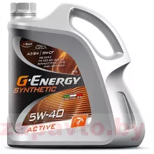 G-Energy Synthetic Active 5W-40 4 л