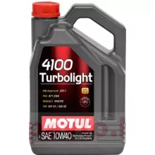 MOTUL 4100 TURBOLIGHT 10W-40 5L / 108645