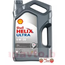 SHELL 0W20 HELIX ULTRA SN/4