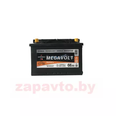 MEGAVOLT SENFINECO 12V 66AH 580А +R