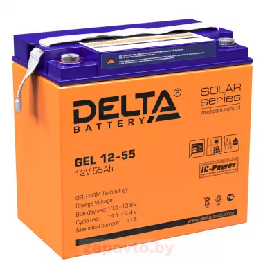 DELTA BATTERY GEL 12-55