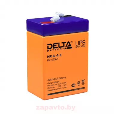 DELTA BATTERY HR 6-4.5