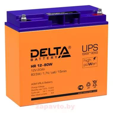 DELTA BATTERY HR 12-80W