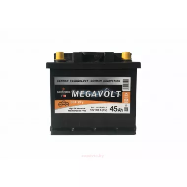 MEGAVOLT SENFINECO 12V 45AH 390А +R