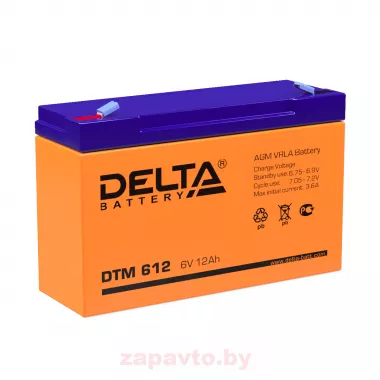 DELTA BATTERY DTM 612