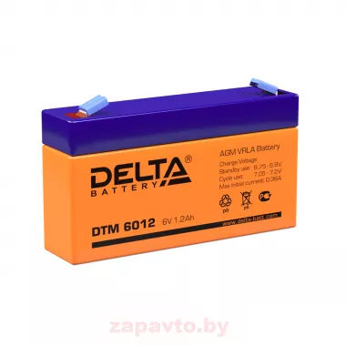 DELTA BATTERY DTM 6012