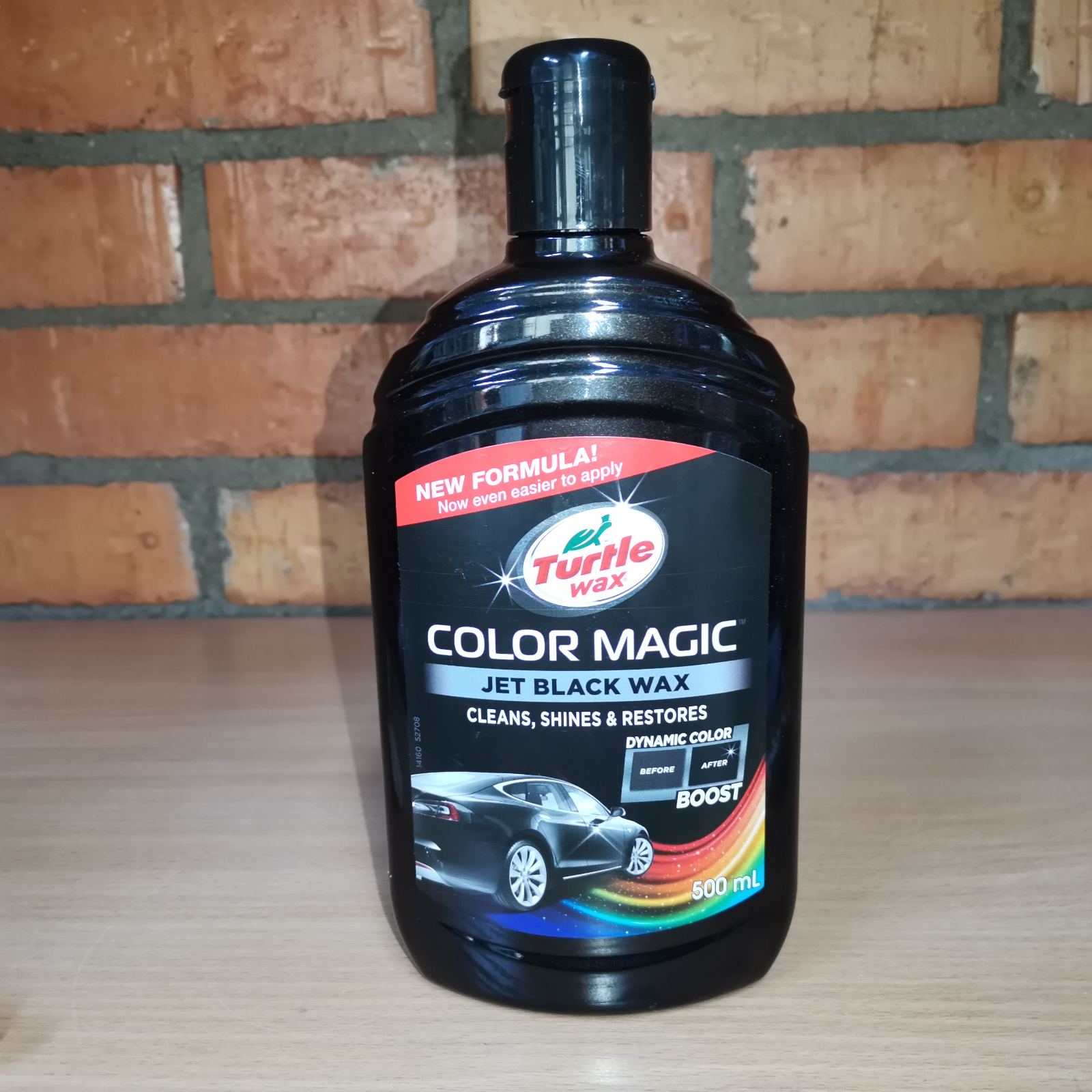 Turtle Wax Полироль Jet Black Wax черная 500мл