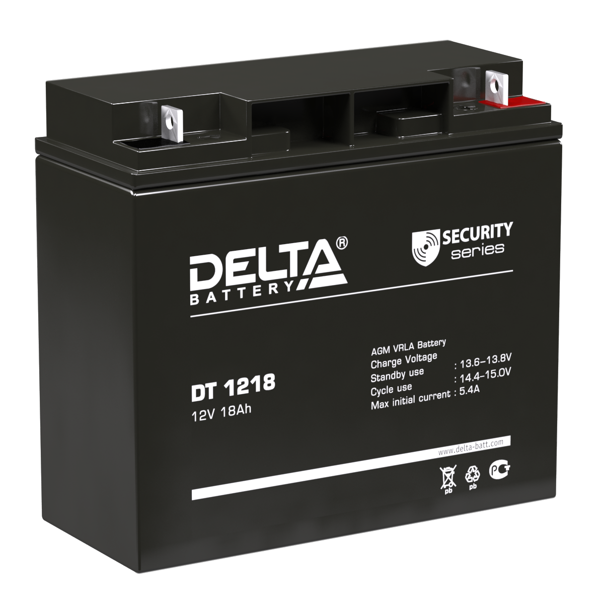 DELTA BATTERY DT 1218