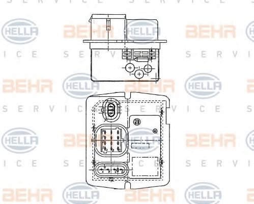 BEHR HELLA SERVICE 9XX 009 122-041