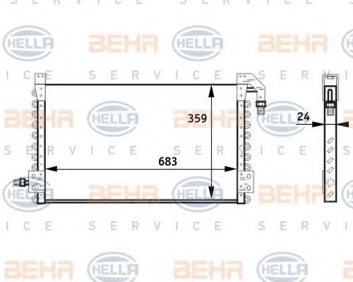 BEHR HELLA SERVICE 8FC 351 024-471