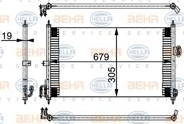 BEHR HELLA SERVICE 8FC 351 038-581