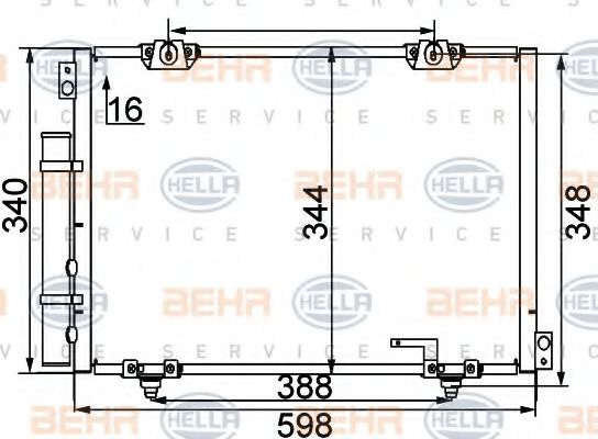 BEHR HELLA SERVICE 8FC 351 038-731