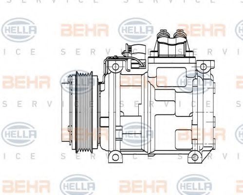 BEHR HELLA SERVICE 8FK 351 110-131