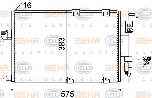 BEHR HELLA SERVICE 8FC 351 301-244