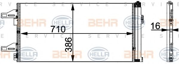 BEHR HELLA SERVICE 8FC 351 301-601