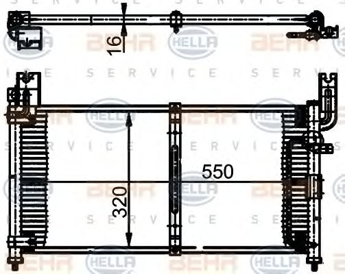 BEHR HELLA SERVICE 8FC 351 302-061