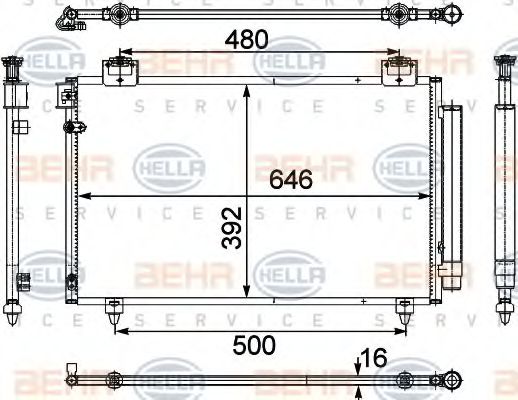 BEHR HELLA SERVICE 8FC 351 303-671