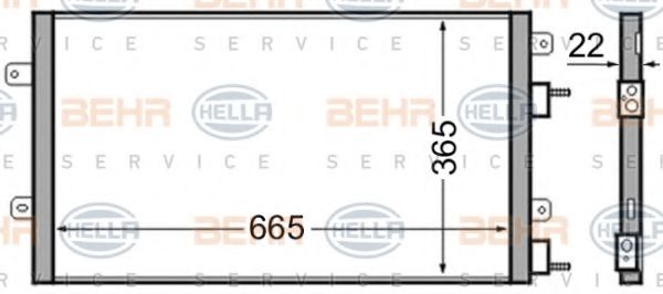 BEHR HELLA SERVICE 8FC 351 305-101