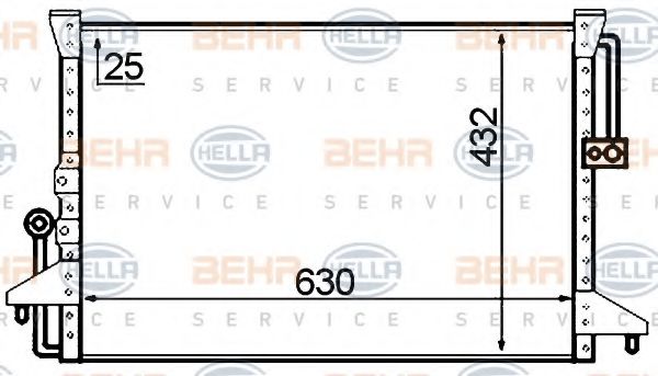 BEHR HELLA SERVICE 8FC 351 307-141