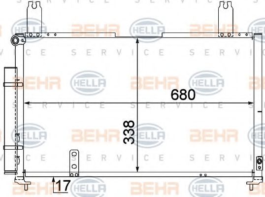 BEHR HELLA SERVICE 8FC 351 309-121