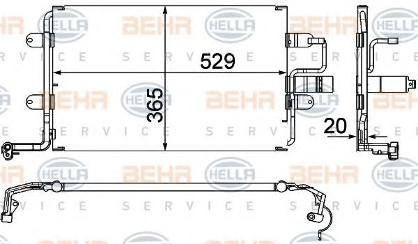 BEHR HELLA SERVICE 8FC 351 318-581