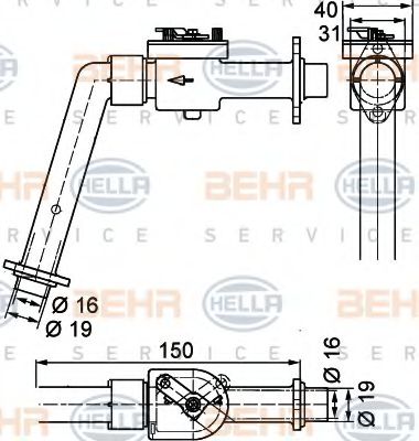 BEHR HELLA SERVICE 9XL 351 328-121