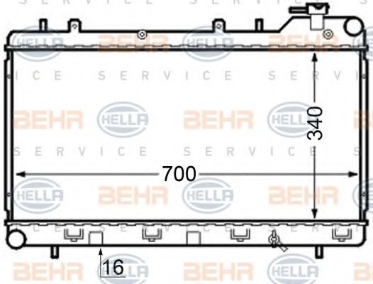 BEHR HELLA SERVICE 8MK 376 704-571