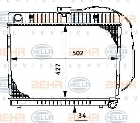 BEHR HELLA SERVICE 8MK 376 706-191