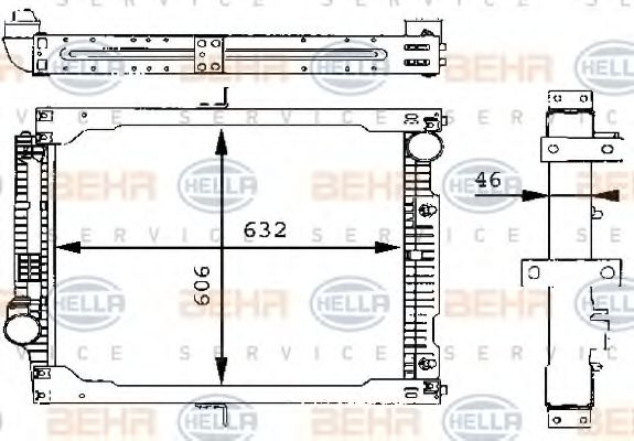 BEHR HELLA SERVICE 8MK 376 709-321