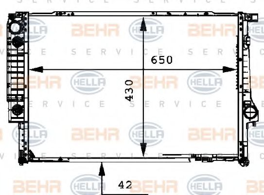 BEHR HELLA SERVICE 8MK 376 712-131