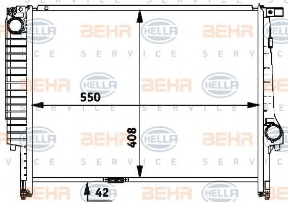 BEHR HELLA SERVICE 8MK 376 712-171