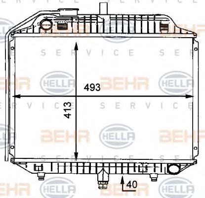 BEHR HELLA SERVICE 8MK 376 712-411