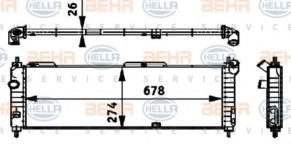 BEHR HELLA SERVICE 8MK 376 713-574