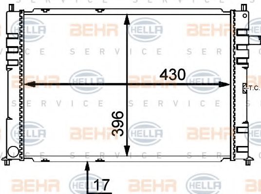 BEHR HELLA SERVICE 8MK 376 715-641