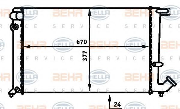 BEHR HELLA SERVICE 8MK 376 716-591