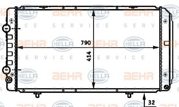 BEHR HELLA SERVICE 8MK 376 717-281