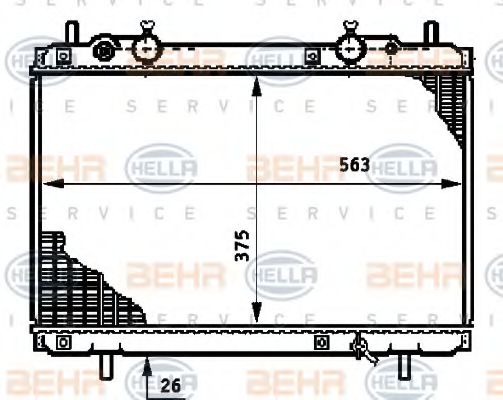 BEHR HELLA SERVICE 8MK 376 720-761