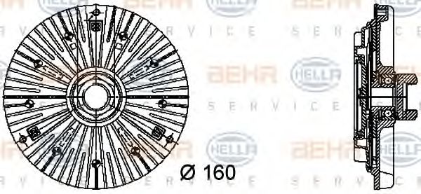 BEHR HELLA SERVICE 8MV 376 732-401