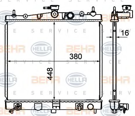 BEHR HELLA SERVICE 8MK 376 735-121