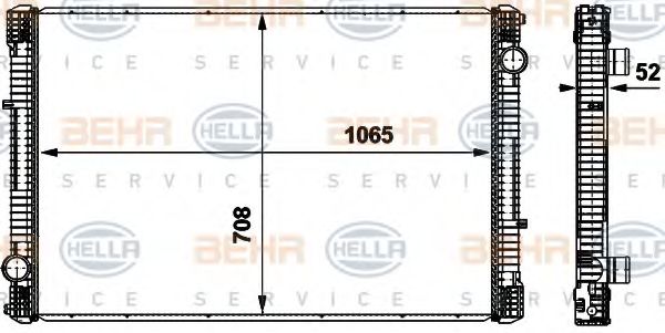 BEHR HELLA SERVICE 8MK 376 737-071